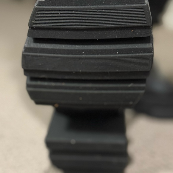 GANNI Black Chunky Knee High Boots Size 41 NEW $675 Retail Platform Lug Sole - Picture 15 of 16